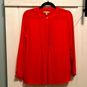 Banana Republic Women’s XS Orange Button L/S Down Blouse